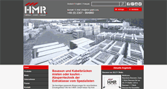 Desktop Screenshot of hmr-gmbh.com